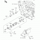 Vulcan 900 Custom (VN900-CDFA) Валы и вилки переключения передач