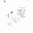 Ninja ZX-14R (ZX1400-EDF) Педаль тормоза