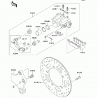 Vulcan 900 Custom (VN900-CDFA) Задний тормоз