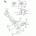KLX110 (KLX110-CDF) Крепление двигателя