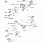 Ninja 1000 ABS (ZX1000-HCF) Подножки