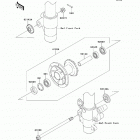 KX100 (KX100-DCF) Переднее колесо