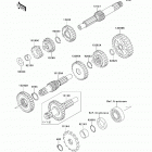 KLX110L (KLX110-DCF) Трансмиссия