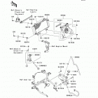 Ninja 300 ABS (EX300-BDF) Радиатор