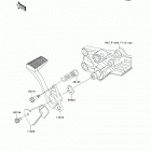 Concours 14 ABS (ZG1400-CCF) Педаль тормоза