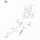 Ninja 300 (EX300-BDFA) Подножка