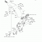 Ninja 650 (EX650-ECF) Переднее крыло(ья)