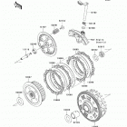 Versys (KLE650-CDF) Сцепление