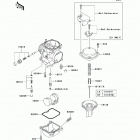 Ninja 250R (EX250-JCF) Карбюратор в разборе
