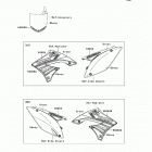 KX250F (KX250-YCF) Наклейки