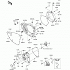 KX250F (KX250-YCF) Крышки двигателя