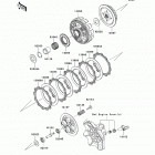 Ninja 250R (EX250-JCF) Сцепление