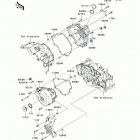 Ninja 250R (EX250-JCF) Крышки двигателя