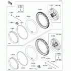 KX250F (KX250-YCF) Колеса,покрышки