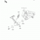 Ninja 250R (EX250-JCF) Педаль тормоза