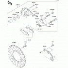 Ninja 250R (EX250-JCF) Задний тормоз