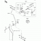 KX250F (KX250-YCF) Главный тормозной цилиндр,передний
