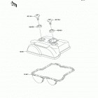 KX250F (KX250-YCF) Крышка головки цилиндров