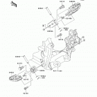 KX250F (KX250-YCF) Подножки