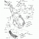 KX250F (KX250-YCF) Рама ,крепежные детали