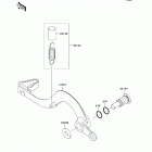 KX250F (KX250-YCF) Педаль тормоза