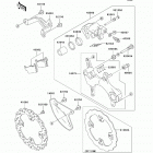 KX250F (KX250-YCF) Задний тормоз