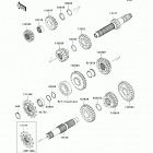 KX250F (KX250-YCF) Трансмиссия