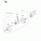 KX250F (KX250-YCF) Коленвал
