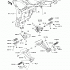 Ninja 250R (EX250-JCF) Подножки