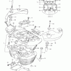 VL800 Boulevard C50 Rear cylinder head (vl800c  e28)