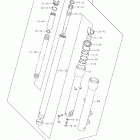 LS650 Boulevard S40 Передняя вилка