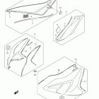 GSX-R750 Fuel tank cover