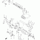 DR-Z400S Механизм  переключения передач
