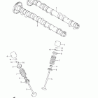 GSX-R600 Распределительный вал-клапаны