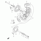 RM85,L Rear wheel (rm85)