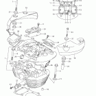 VL800 Boulevard C50 Rear cylinder head (vl800  e33)