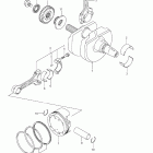 DL650A V-Strom Коленвал