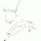 DR-Z125,L Переднее крыло
