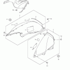 DL650A V-Strom Fuel tank cover