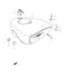 LS650 Boulevard S40 Fuel tank (e03)