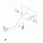 RM-Z450 Педаль тормоза