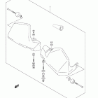 DL650A V-Strom Knuckle cover set (optional)