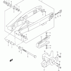 RM85,L Rear swinging arm (rm85l)
