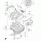 LS650 Boulevard S40 Головка цилиндра