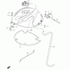 GSX-R750 Fuel tank (gsx-r750 l2 e33)