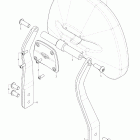 VL800 Boulevard C50 Backrest, mounts, saddlebags c50t