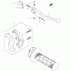 DR-Z400S Рукоятка газа и тормоза