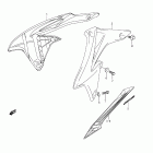 RM-Z250 Fuel tank cover