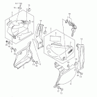 VL800 Boulevard C50 Frame cover (vl800 e3)