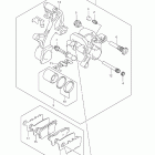 GSX-R600 Задний суппорт